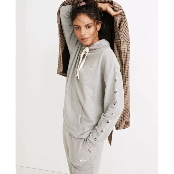 New! Madewell women's MWL Easygoing Hoodie Sweatshirt, size M - Picture 1 of 16